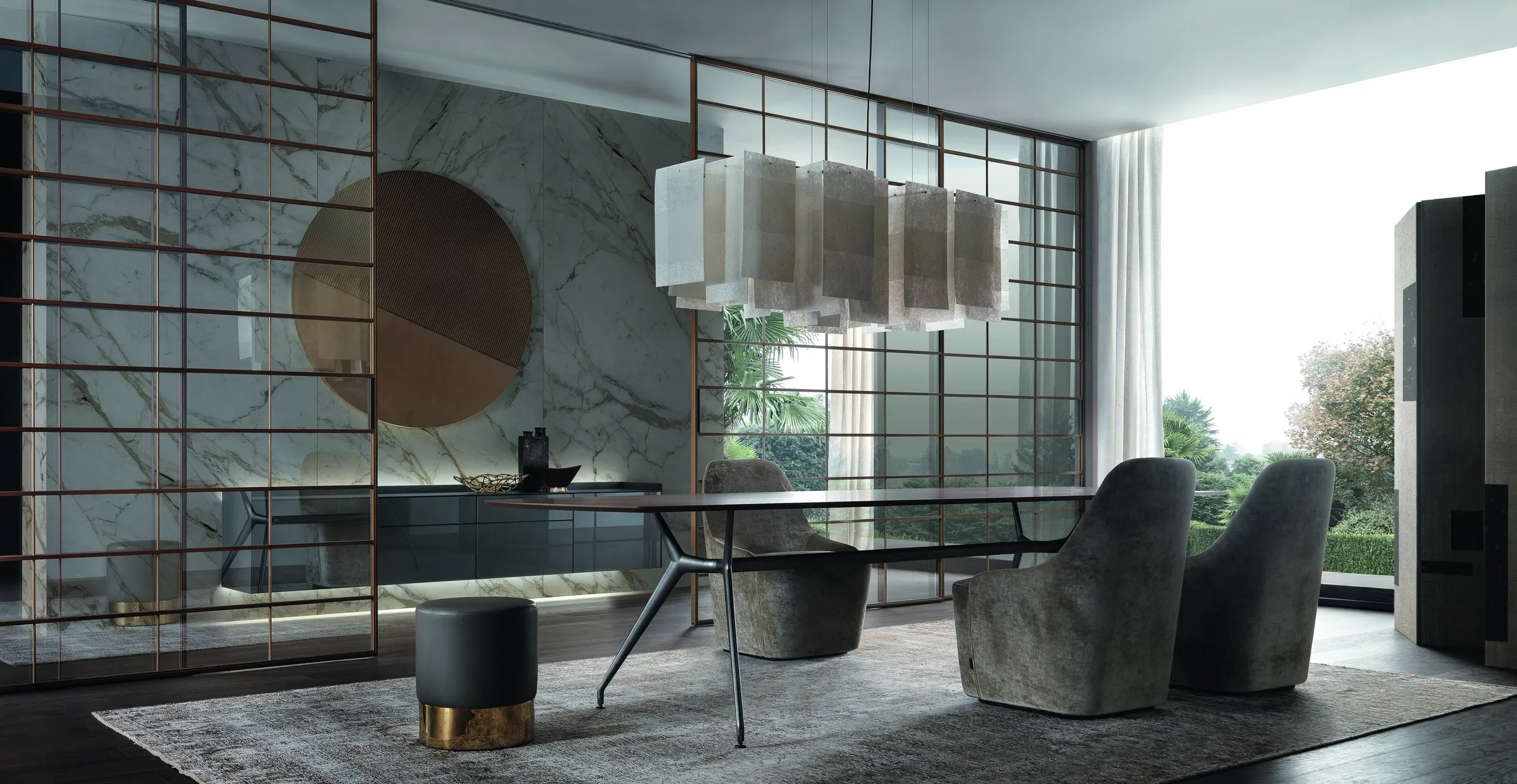 Glas, Aluminium und Licht – Beispiel